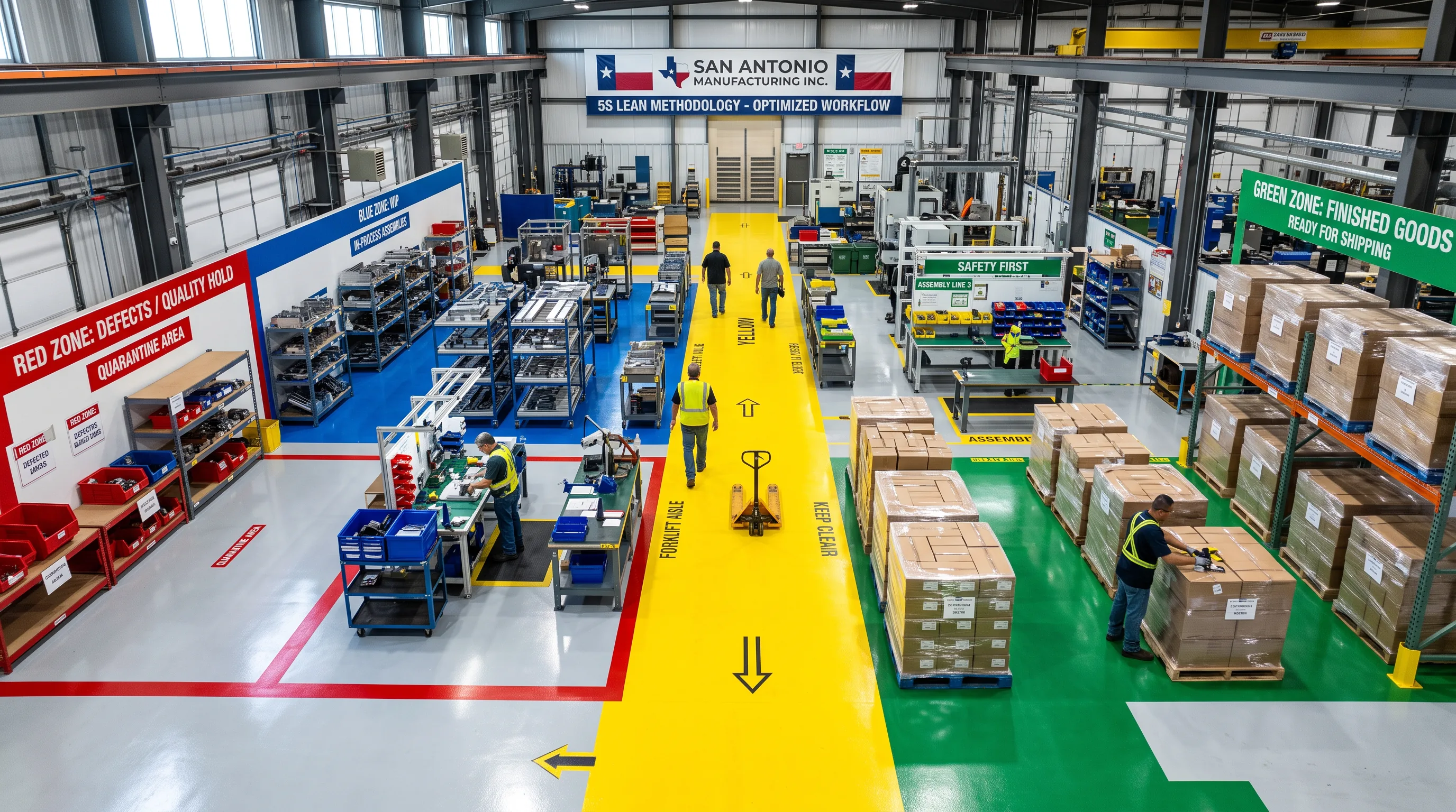 5S floor marking San Antonio